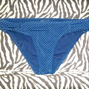 🦋 NWOT Blue Polka-dot Poppy Bikini Bottoms